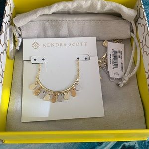 Kendra Scott NWT Sydney Pendant Necklace in Merced Metal